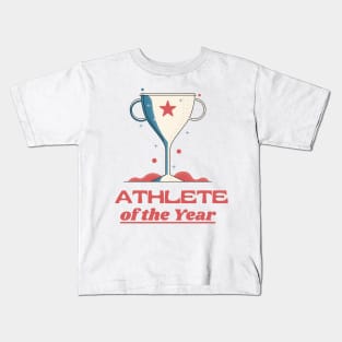 Athlete Of the Year with Cup for winners Kids T-Shirt